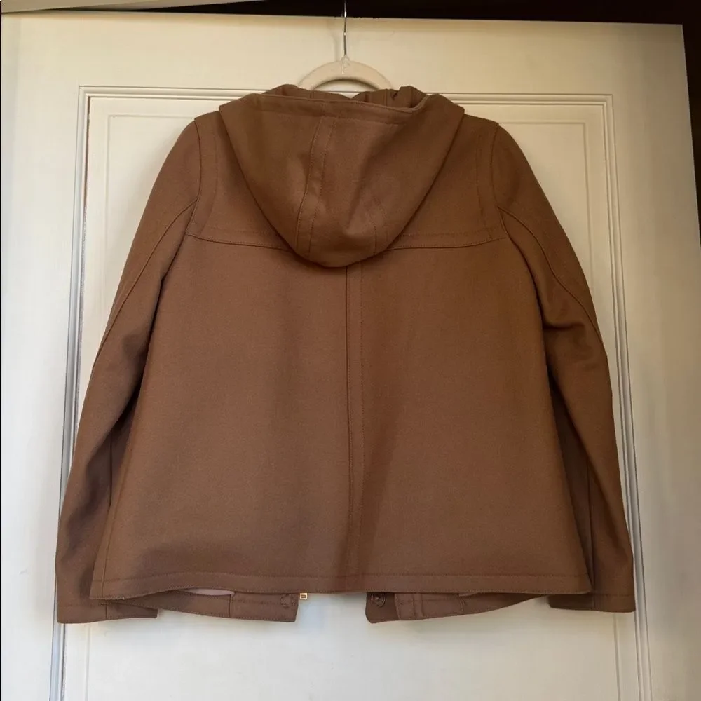 Wool Blend Lined Hooded Coat By J. Crew